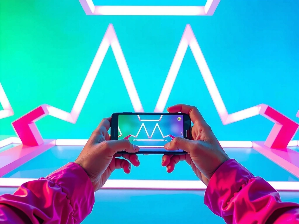 Handheld gaming abstract