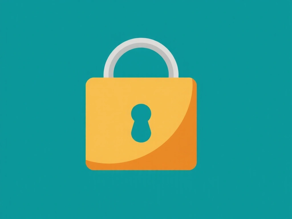 Abstract lock icon